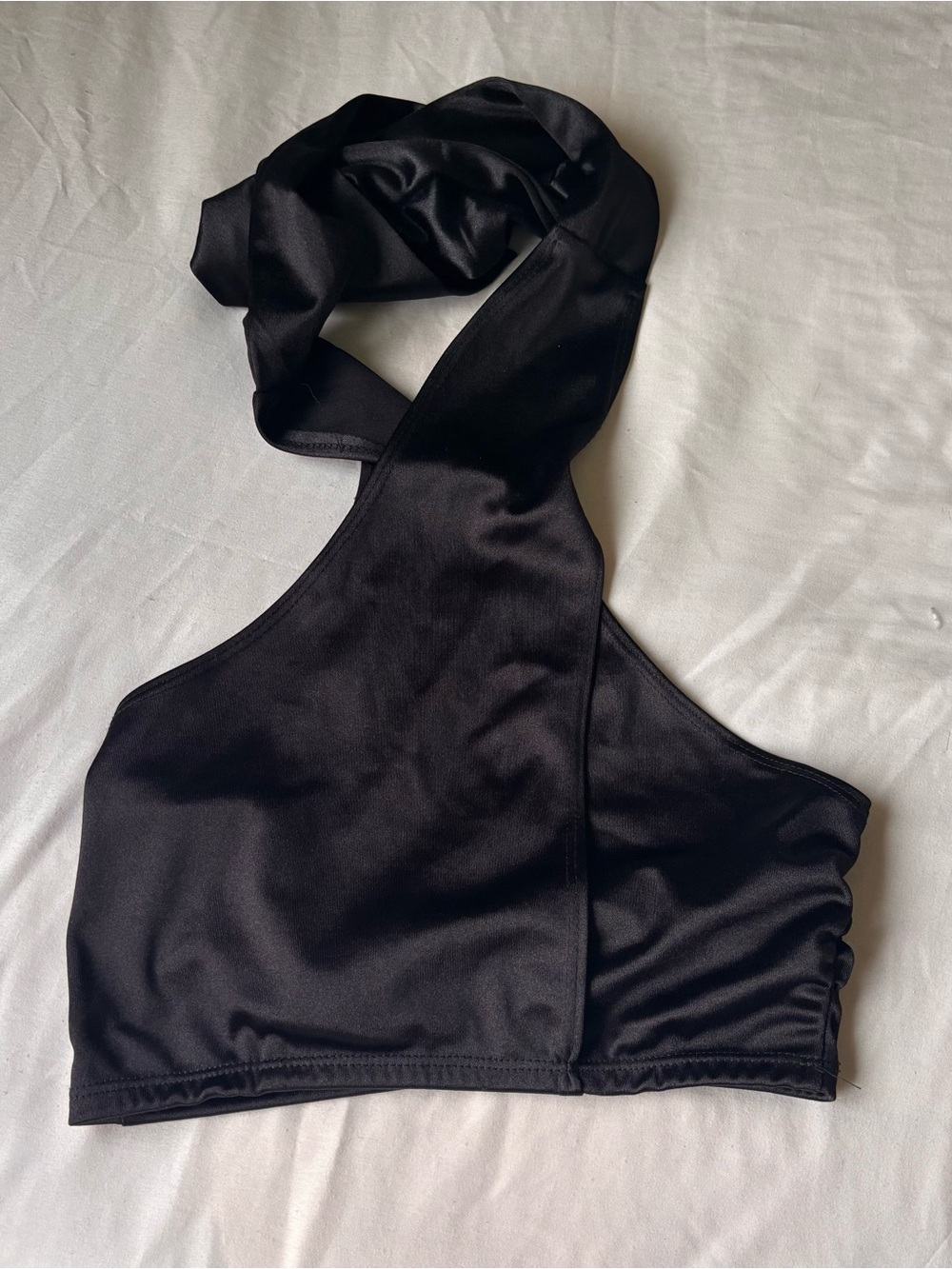 Black crop top